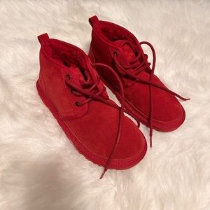 Red Suede Ugg Boots